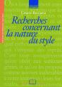 Recherches Concernant La Nature Du Style - Preview