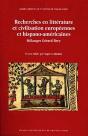 Recherches En Littérature Et Civilisation Européennes Et Hispano-Américaines ; Mélanges Gérard Brey - Preview