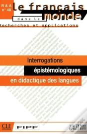 Capa do artigo Recherches Et Applications Tome 48 : Interrogations Épistémologiques En Didactique Des  Des Langues