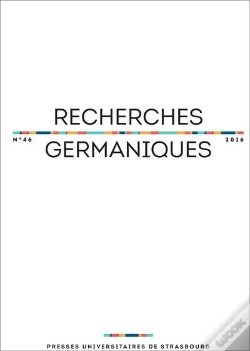 Capa do artigo Recherches Germaniques N  46/2016. Varia