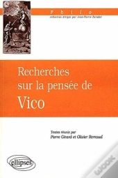 Recherches Sur La Pensée De Vico
