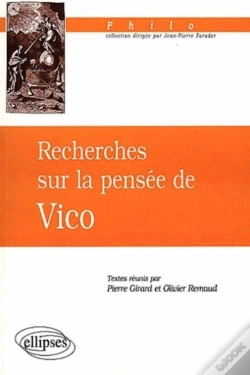 Capa do artigo Recherches Sur La Pensée De Vico