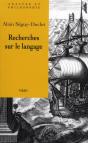 Recherches Sur Le Langage - Preview