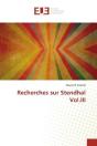 Recherches Sur Stendhal Vol.Iii - Preview