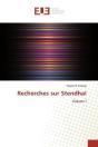 Recherches Sur Stendhal - Volume I - Preview