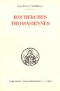 Recherches Thomasiennes : Études Revues Et Augmentées - Preview