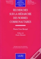 Capa do artigo Rech.Hierarchie Normes Commun.