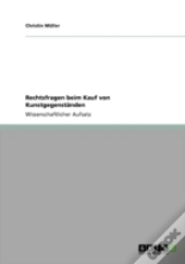 Rechtsfragen Beim Kauf Von Kunstgegenstanden