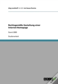 Capa do artigo Rechtsgemae Gestaltung Einer Internet-Homepage