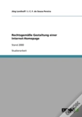 Rechtsgemae Gestaltung Einer Internet-Homepage