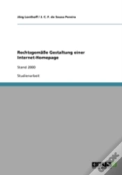Capa do artigo Rechtsgemae Gestaltung Einer Internet-Homepage