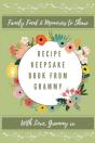 Recipe Keepsake Book From Grammy - Preview