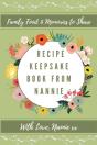 Recipe Keepsake Book From Nannie - Preview