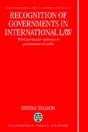 Recognition Of Governments In International Law - Preview