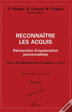Capa do artigo Reconnaitre Les Acquis ; Demarches D'Exploration Personnalisee