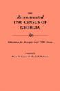 Reconstructed 1790 Census Of Georgia:Substitutes For Georgia'S Lost 1790 Census - Preview