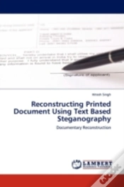 Capa do artigo Reconstructing Printed Document Using Text Based Steganography