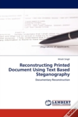 Capa do artigo Reconstructing Printed Document Using Text Based Steganography