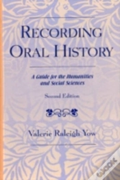 Capa do artigo Recording Oral History