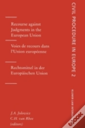 Capa do artigo Recourse Against Judgments In The European Union