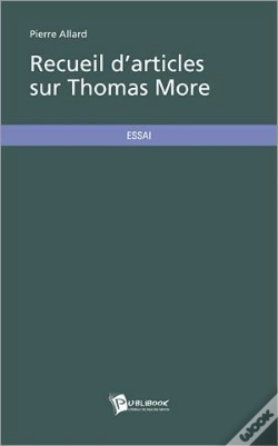 Capa do artigo Recueil D'Articles Sur Thomas More