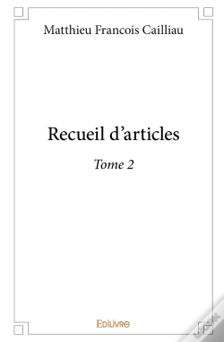 Capa do artigo Recueil D'Articles - Tome 2
