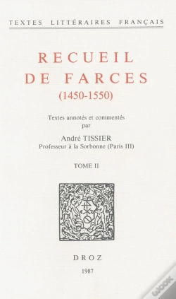 Capa do artigo Recueil De Farces (1450-1550)