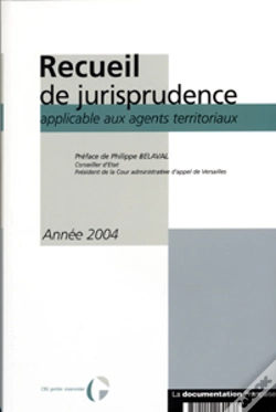 Capa do artigo Recueil De Jurisprudence Applicable Aux Agents Territoriaux 2004