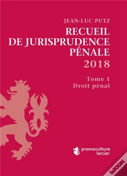 Capa do artigo Recueil De Jurisprudence Penale 2018 (2 Tomes)