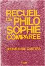 Recueil De Philosophie Comparée - Preview