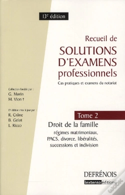 Capa do artigo Recueil De Solutions D'Examens Professio