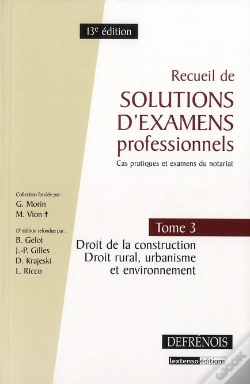 Capa do artigo Recueil De Solutions D'Examens Professio
