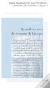 Capa do artigo Recueil Des Actes Des Vicomtes De Limoges