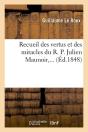 Recueil Des Vertus Et Des Miracles Edition 1848 - Preview