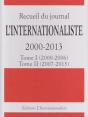 Recueil Du Journal L'Internationaliste 2000-2013 - Preview