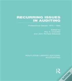 Capa do artigo Recurring Issues In Auditing (Rle Accounting)