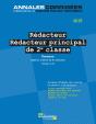 Redacteur - Redacteur Principal 2e Classe 2015. Concours - Preview