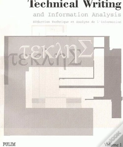 Capa do artigo Redaction Technique Et Analyse De L'Information ; Technical Writing And Information Analysis
