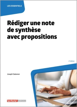 Capa do artigo Rédiger Une Note De Synthèse Avec Propositions (2e Édition)