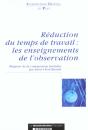 Reduction Du Temps De Travail ; Les Enseignements De L'Observation - Preview