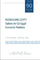 Reengaging Egypt Â€“ Options For Usâ€“Egypt Economic Relations