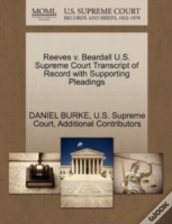 Capa do artigo Reeves V. Beardall U.S. Supreme Court Transcript Of Record With Supporting Pleadings