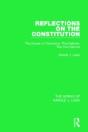Reflections On The Constitution (Works Of Harold J. Laski) - Preview