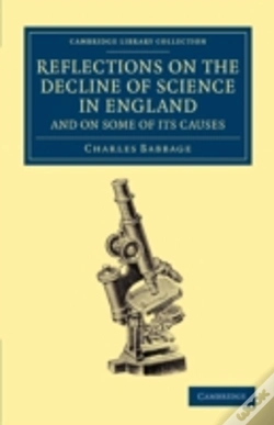 Capa do artigo Reflections On The Decline Of Science In England, And On Some Of Its Causes
