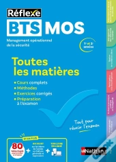 Réflexe Bts : Toutes Les Matières ; Bts Management Opérationnel De La Sécurité, 1re Et 2e Années