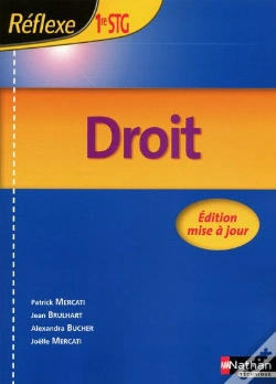 Capa do artigo Reflexe; Droit ; 1ère Stg ; Livre De L'Élève (Édition 2009)