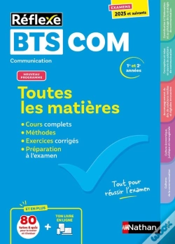 Capa do artigo Réflexe Tome 16 : Bts Communication ; Toutes Les Matières ; 1re Et 2e Années (Édition 2024/2025)