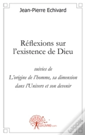 Réflexions Sur L'Existence De Dieu ; L'Origine De L'Homme, Sa Dimension Dans L'Univers Et Son Devenir