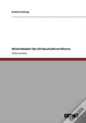 Capa do artigo Reformbedarf Des Eu-Haushaltsverfahrens