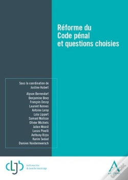 Capa do artigo Réforme Du Code Pénal Et Questions Choisies